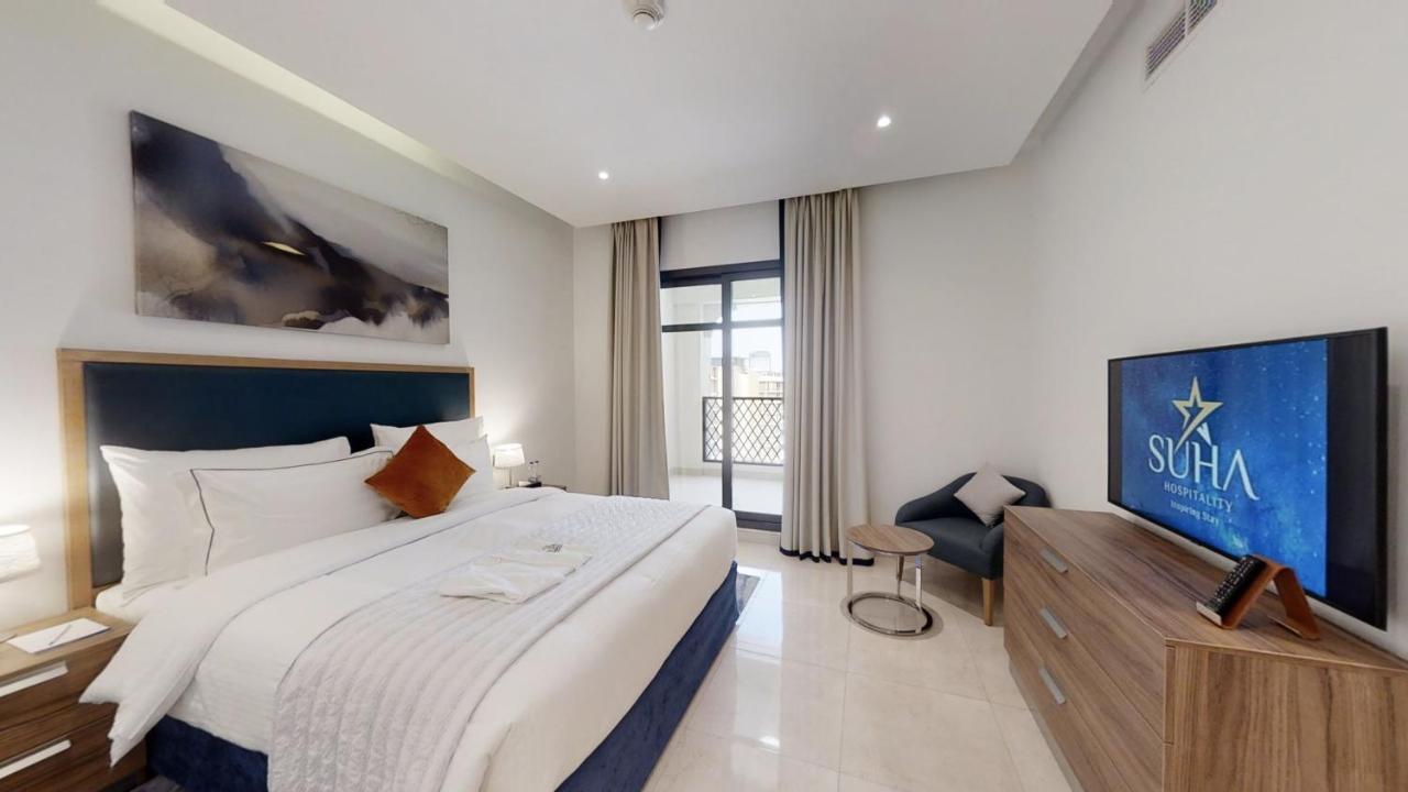 דובאי Suha Park Hotel Apartments, Waterfront Jaddaf מראה חיצוני תמונה