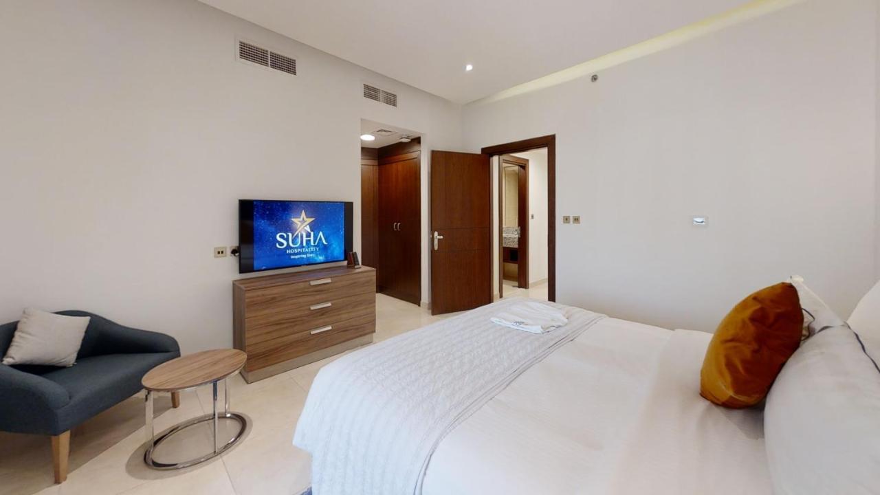 דובאי Suha Park Luxury Hotel Apartments, Waterfront Jaddaf מראה חיצוני תמונה
