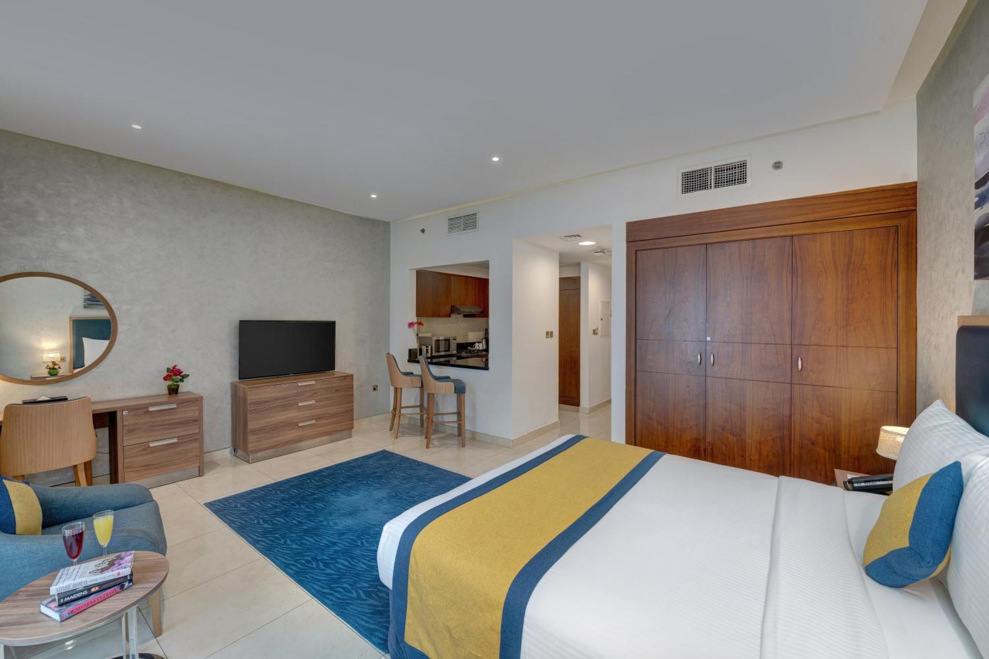 דובאי Suha Park Hotel Apartments, Waterfront Jaddaf מראה חיצוני תמונה