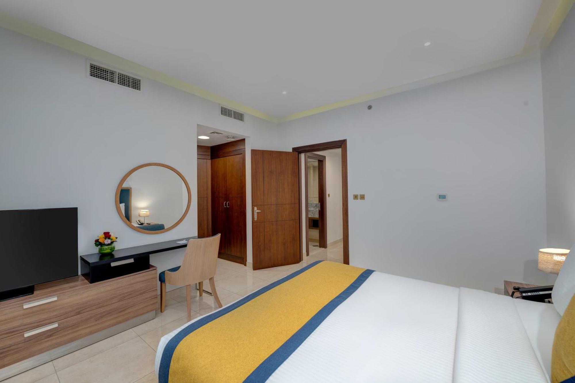 דובאי Suha Park Hotel Apartments, Waterfront Jaddaf מראה חיצוני תמונה