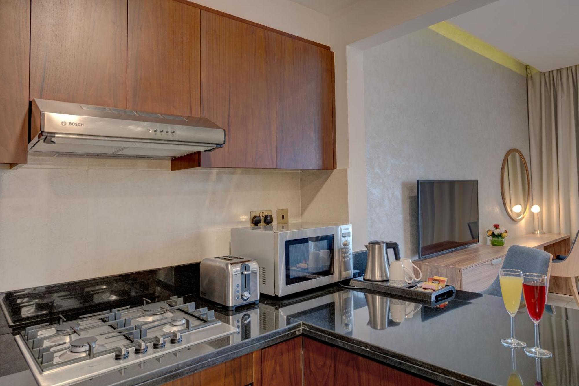 דובאי Suha Park Hotel Apartments, Waterfront Jaddaf מראה חיצוני תמונה